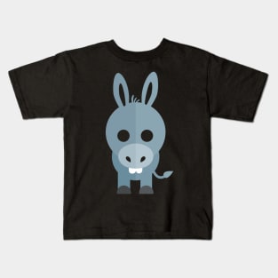 Funny blue donkey Kids T-Shirt